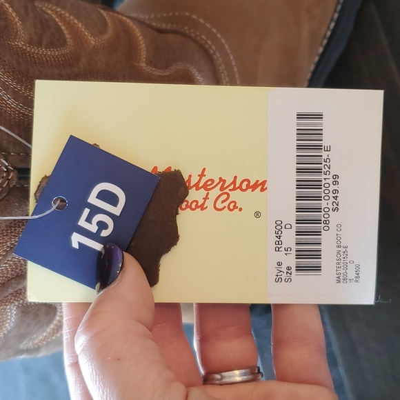 Masterton Boot Co leather brown boot 15D RB4500 stored in ko closet - Picture 3 of 10